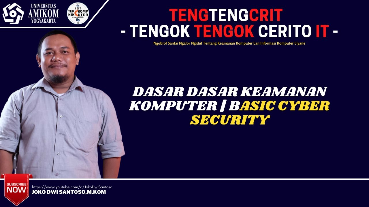 DASAR DASAR KEAMANAN KOMPUTER | BASIC CYBER SECURITY - YouTube