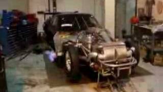 Accufab Racing Twin Turbo Pro Street Corvette - Testing Antilag