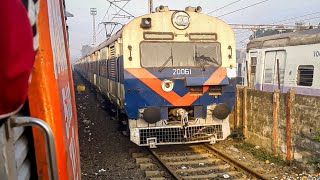 Short journey!! Howrah to Andul | Back to back emu emu crossing | MEMU | EMU | Medha  | SER