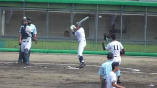 【2017夏☆左前ヒット！】2017/07/19三本松高2年生・大久保祥吾(屋島中)※2