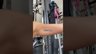How to tone your triceps (weightless arm exercise) #shorts