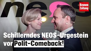 Schillerndes NEOS-Urgestein vor Polit-Comeback | krone.tv NEWS