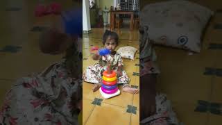 Baby Videos | Learn stacking ring toys and colour finding
