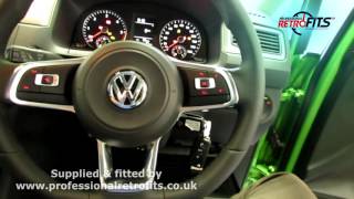 VW Caddy mk4 MFSW fitted - MK7 Golf Multifunction Flat Bottom Steering wheel