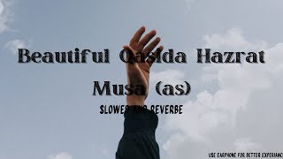 Beautiful Qasida Hazrat Musa (as) | slowed and reverbe |Hammad Hameed