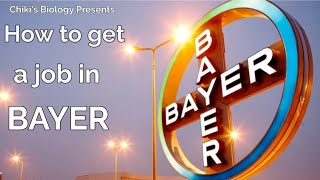 How to get a job in Bayer || Executive Vacancy for M.Sc and PhD freshers || Detailed Video.🔥🔥.By CB