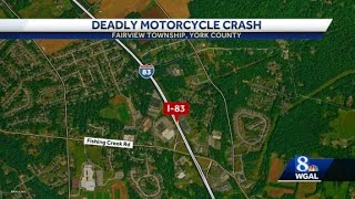 Man charged in deadly motorcycle crash on I-83 in York County