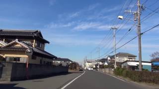 [drive japan]埼玉県道77号線 久喜市 下栢山交差点-行田市 埼玉交差点(Saitama Kuki-Gyoda)