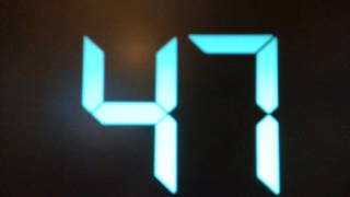 50 Second Timer Countdown Digital Blue