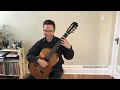 lesson u0026 free pdf estudio in e minor by tarrega for classical guitar