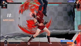 KOF15　レオナ　暴走する23Hitコンボ　レオナ…強すぎる