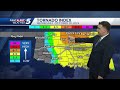 Updated severe storm, tornado risk in Oklahoma