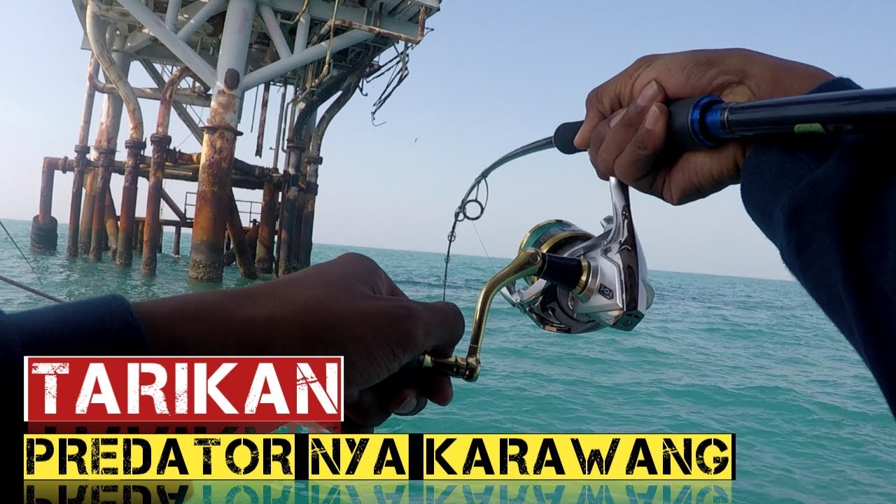 Mancing Di Laut Karawang, Ikan Nya Besar Besar - YouTube