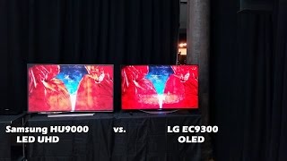 Battle Vid: Samsung HU9000 LED UHD vs LG EC9300 2K OLED [4K]