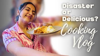 DISASTER or DELICIOUS? | Cooking at Full Stretch for the First Time | Janvi Byju