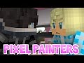 Zane, Aphmau, and Garroth's Friendship in Pixel Painters! | Roleplay Minigames!