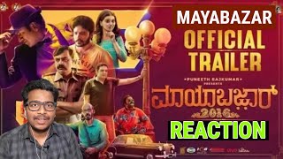 Mayabazar Official Trailer REACTION | Raj B Shetty,Vasishta Simha,Sadhu Kokila,Achyuth Kumar #Oyepk