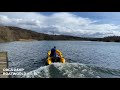 boatworld 330sl slatted floor inflatable boat in action