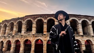 【ロミオとジュリエットの聖地🇮🇹】古代ローマ遺跡の前で尺八吹いたら〇〇すぎた/ヴェローナ/コロッセオ/シェイクスピア/海外/和楽器