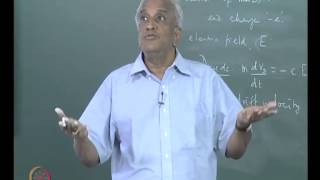 Mod-01 Lec-10 The Free Electron Theory of Metals - Electrical Conductivity