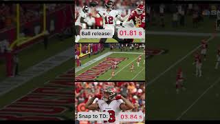 Timer: Tampa Bay Buccaneers Tom Brady to Mike Evans Touchdown timer. The goat!!! full @FutureStars1