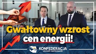 Ceny prądu niszczą konkurencyjność polskiej gospodarki! Konfederacja #Prąd #Ceny