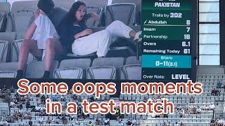 Some oops moments in a Cricket test match #pakvsaus #pakistan #australia