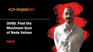 Find the Maximum Sum of Node Values | LeetCode 3068 - Python