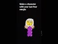 make a character with your last four emojis emojination emojify notaddicted