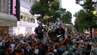 2015年　横浜開港祭　みこしｺﾗﾎﾞﾚｰｼｮﾝ【騒然】神輿＜お納め＞②