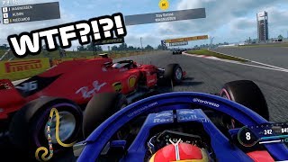 WTF IS HE DOING?!?! - Last to IDK Challenge - F1 2019 Chinese GP as Alex Albon (2018 Game)