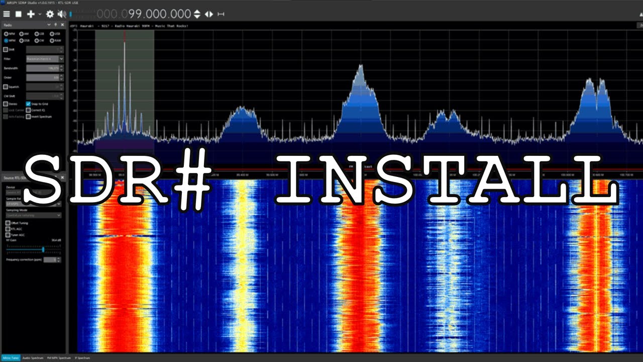 How To Install Sdr Sdrsharp Software For Your Sdr Device Youtube