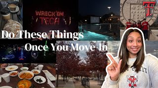 5 Things To Do After Move-In Day | Texas Tech Vlog Squad