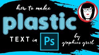 How to make text look plastic in Photoshop!