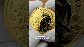 UNCJA ZŁOTA 11.000 - PREMIA NA NUMIZATYCZNE ZŁOTE MONETY   #coin #gold #inwestycja #moneta