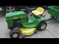 john deere 111 restoration 1982 model