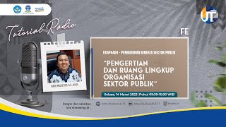 Pengertian dan Ruang Lingkup Organisasi Sektor Publik ~ EKAP4404 - Pengukuran Kinerja Sektor Publik