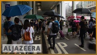 Hong Kong protesters disrupt airport again