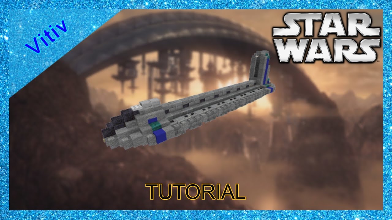 Star Wars CIS Sheathipede-Class Type B Shuttle In Minecraft - 1:1 Scale ...