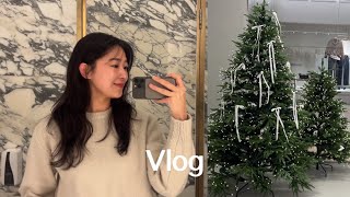 vlog. 주말엔 왕창먹고 머리하고 쇼핑하는 일상 |모노하 쇼핑 |니아르 글로우틴