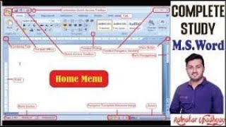 Microsoft Word (Home Menu )Tutorial (हिंदी) - Complete MS-Word Tutorial 2020 for Beginners