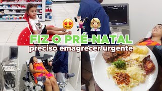 1° CONSULTA DO PRÉ NATAL ULTRASSOM 4 semanas 5 dias VLOG