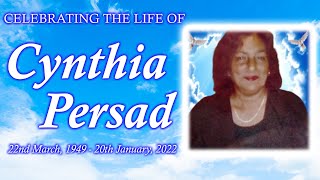Funeral Service of Cynthia Persad