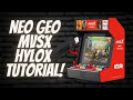 SNK Neo Geo MVSX HYLOX Hack Tutorial!  Awesomeness on USB!