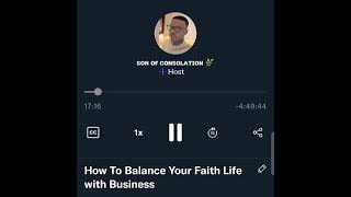 How To Balance Your Faith Life with Business (Twitter space replay)