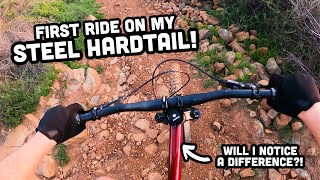 First Ride on my Rip  Cycles Basic 29 - Just How Real is Steel?!