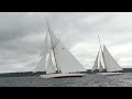 mariquita et moonbeam iv s entraînent dans la rade de brest. vidéo maggy v b