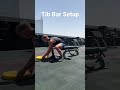 Tib Bar Setup (2x speed), portable and easy to setup. Train your Tibs today