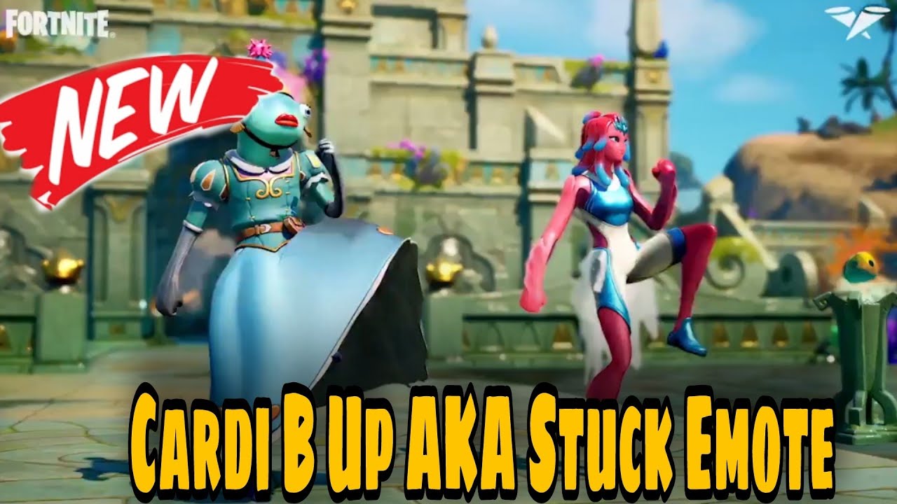 Cardi B Up AKA Stuck Emote... - YouTube