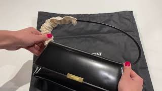 Saint Laurent Black Le 90 Small Leather Shoulder Bag Unboxing